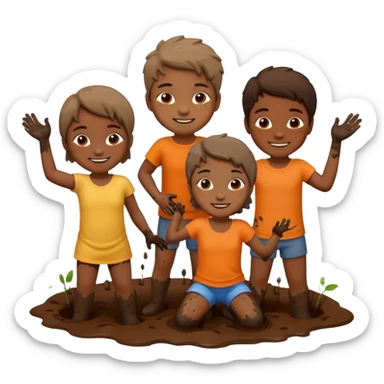 That looks like fun but it sure is messy sticker