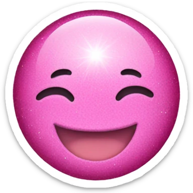 Pink sparkles  sticker