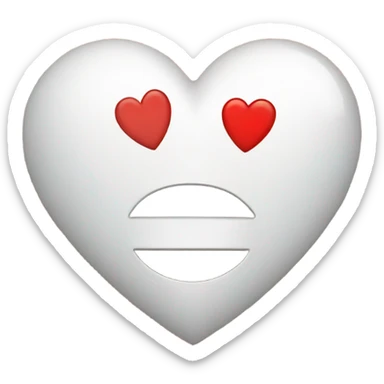 heart with A + J in the middle sticker