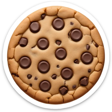 Chocolate chip cookie  sticker