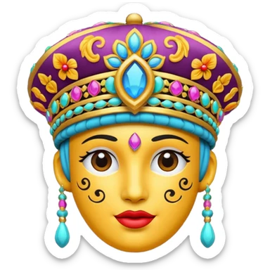 Headwear without a face sticker