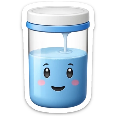 bote de colágeno en polvo sticker