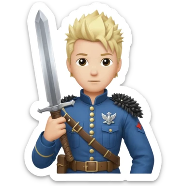 Make a fight Cloud sticker