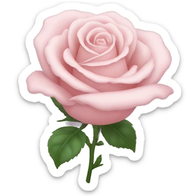 Cœur rose pale  sticker