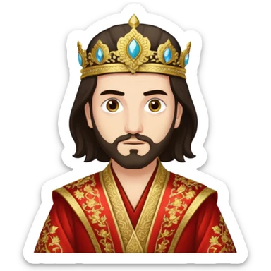 A turkish Sultan HE IS EXTREMELY INSANE AND CRAZY sticker