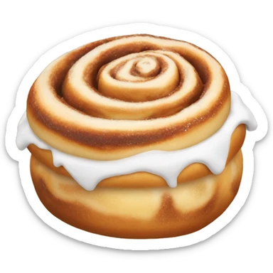 Cinnamon roll ￼ sticker