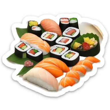 sushi platter sticker