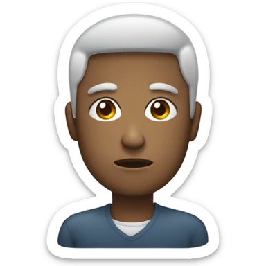 very upset and missing you sticker