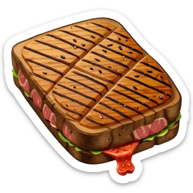 bistec de carne como el de tom y jerry sticker