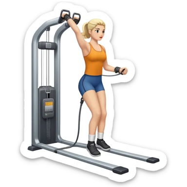 standing cable-machine-leg-raise with ankle-cuffs sticker