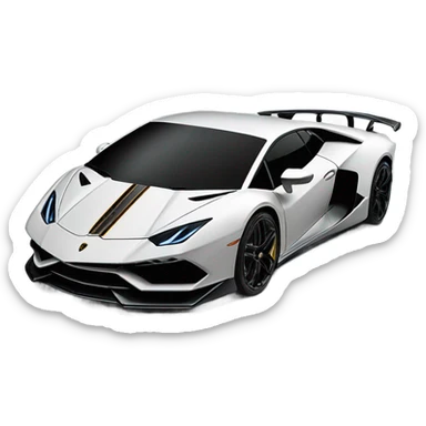 All carbon fiber Lamborghini SVJ sticker
