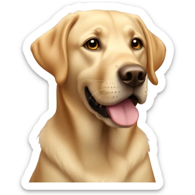Labrador retriever golden sticker