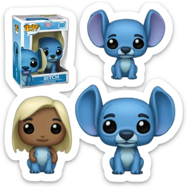 stitch funko pop sticker