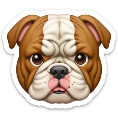 Bulldog sticker