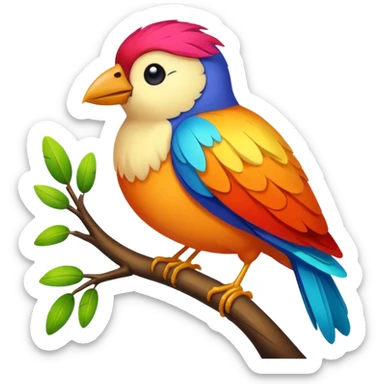vild bird sticker