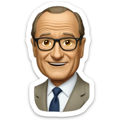 Jaques Chirac sticker