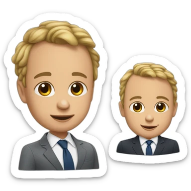 Un bébé qui ressemble à Macron  sticker