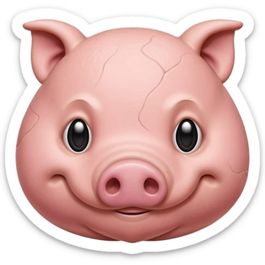 pig skin sticker