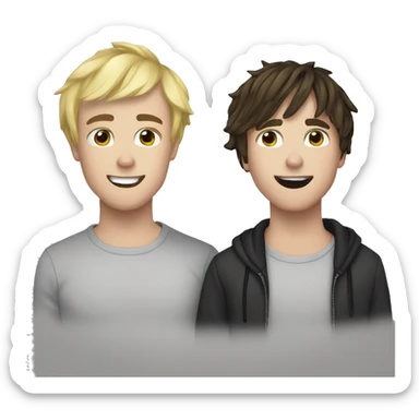 Sam and colby sticker