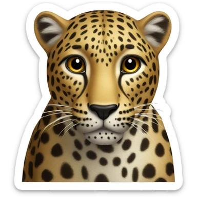 Leopard  sticker