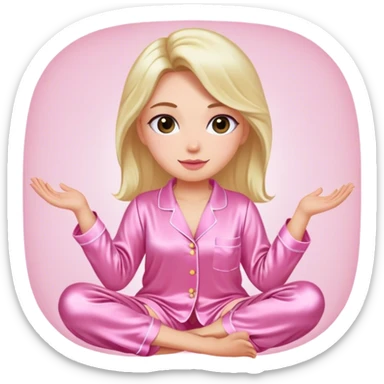 best quality leighton meester pink silk pyjamas  sticker