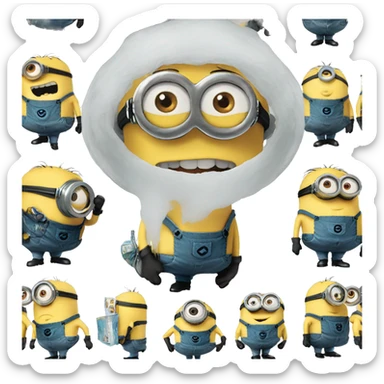 Minion of despicable me sticker