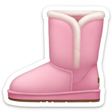 Aesthetic uggs pink sticker