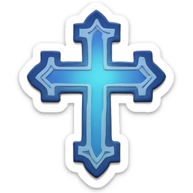 religious cross but it's the venmo cashapp or zelle app logo sticker