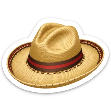 Sombrero vueltiao vallenato sticker