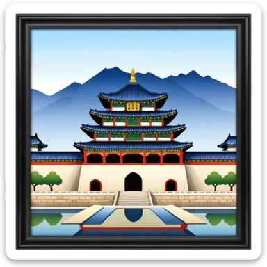 South Korea 
Gyeongbokgung Palace castle sticker