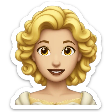 La belle est la bête sticker