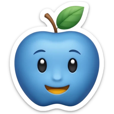 Verificación azul con un chulito blanco sticker