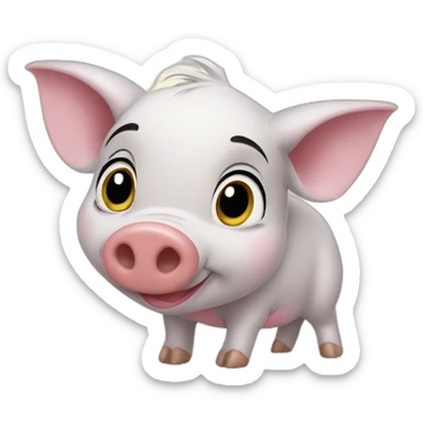 Pua pig disney sticker