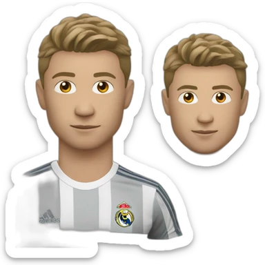 Halland qui sert la main de Ronaldo sticker