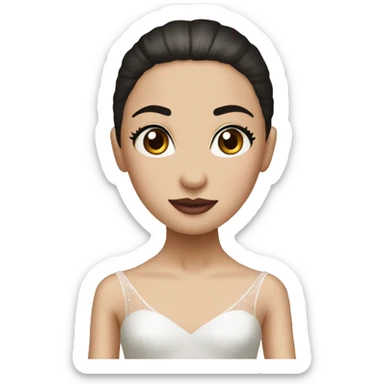 Ballerina (black swan) sticker