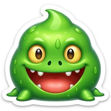 Slime petit monstre sticker