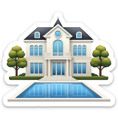 luxury mansion sticker