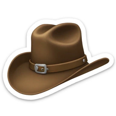 cawboy hat sticker