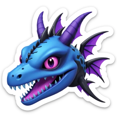 Plankton-Venom-Spyro-Cynder-Toothless-fusion sticker