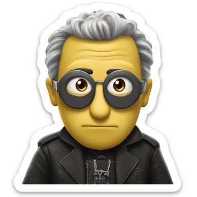 villain of the new minions movie Maxime Le mal sticker