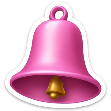 Pink bell sticker