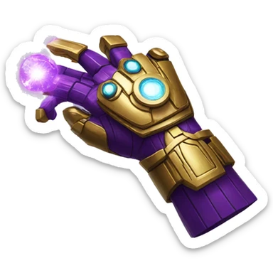 Thano's Infinity Gauntlet sticker