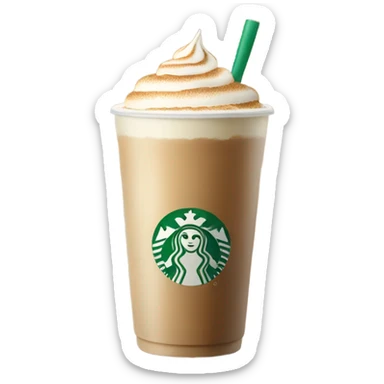 Starbuck coffee latte sticker