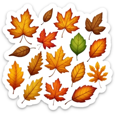 autumn sticker