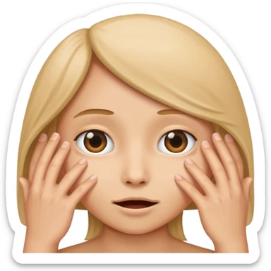 Hiding peekaboo sticker