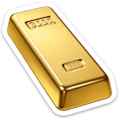 Gold bar sticker