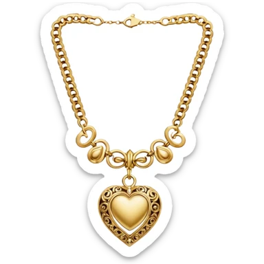 Dior necklace sticker