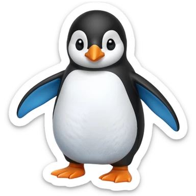 linux tux sticker