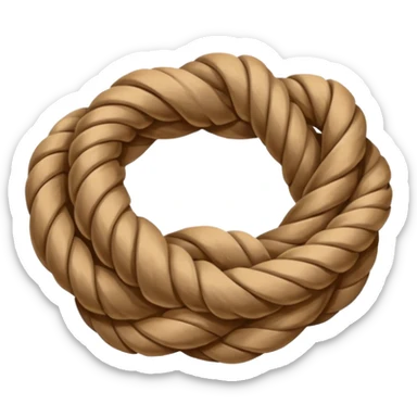 rope with single knot



















 sticker