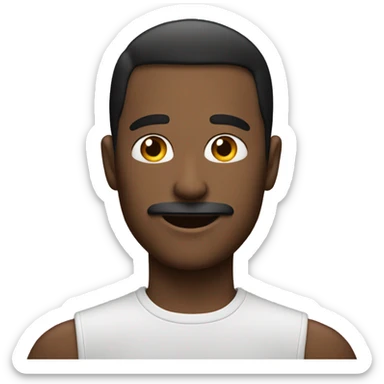 A very very very gay man sticker